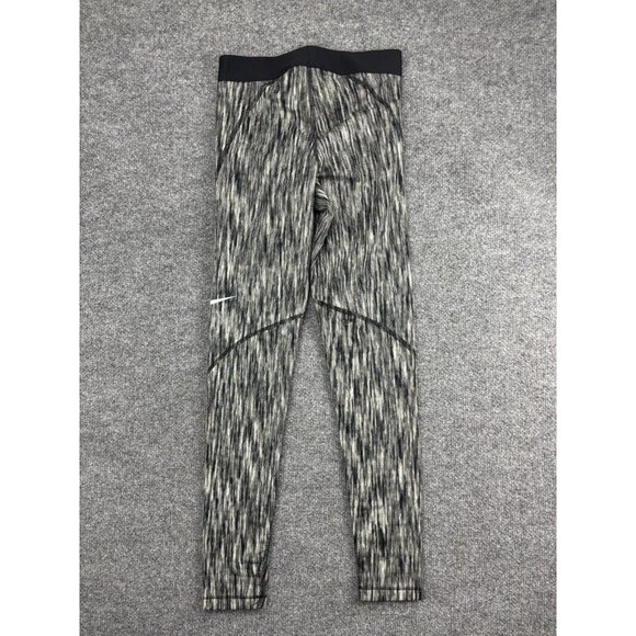 Nike Pro Hyperwarm Leggings Mens Small Gray Black Compression Pants Warm - Picture 7 of 7
